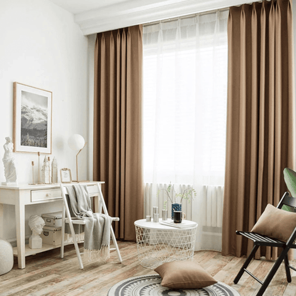 Rideau semi occultant