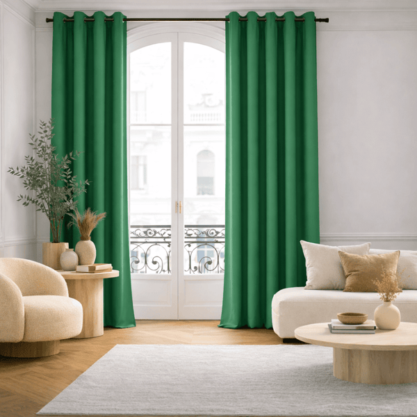 Rideau thermique vert