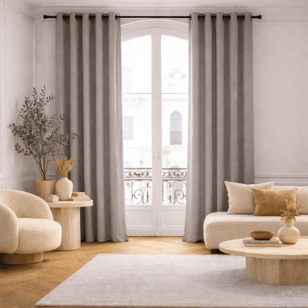 Rideau thermique gris foncé