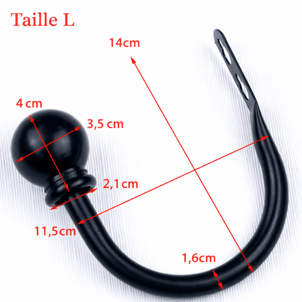 Crochet embrasse rideau