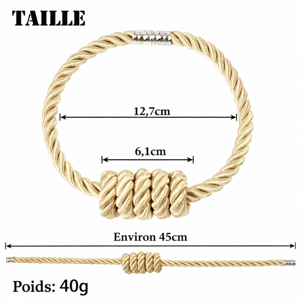 Embrasse rideau doré