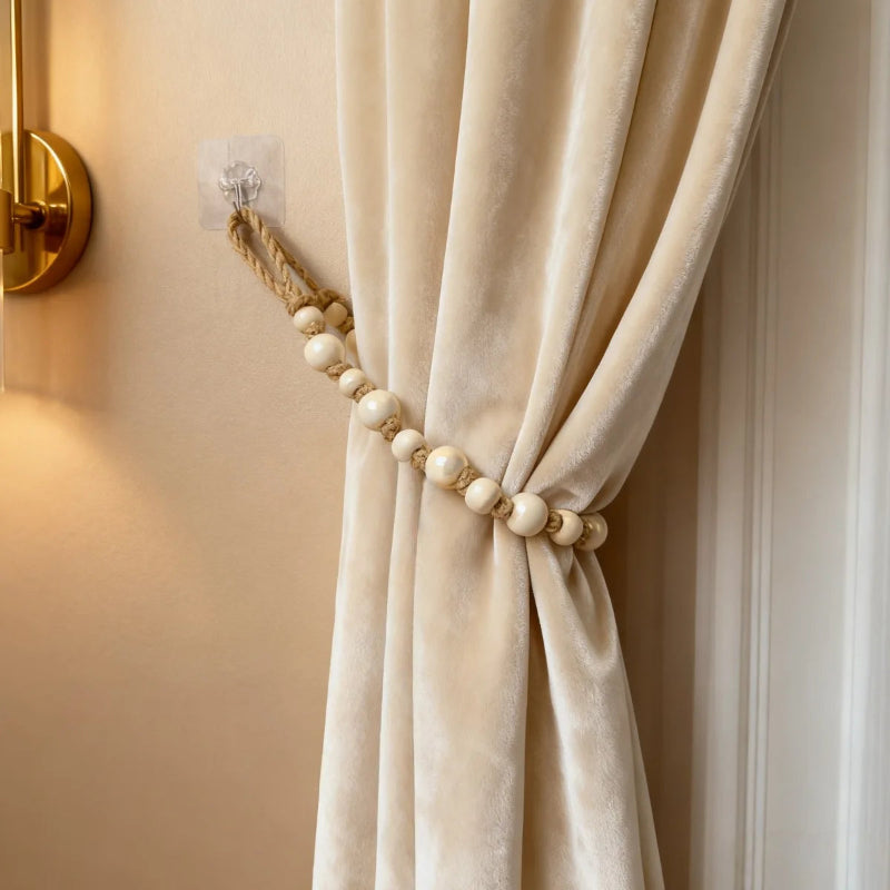 Embrasse rideau bois