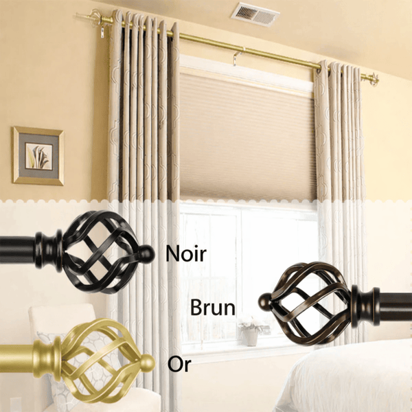 Petites tringles à rideaux