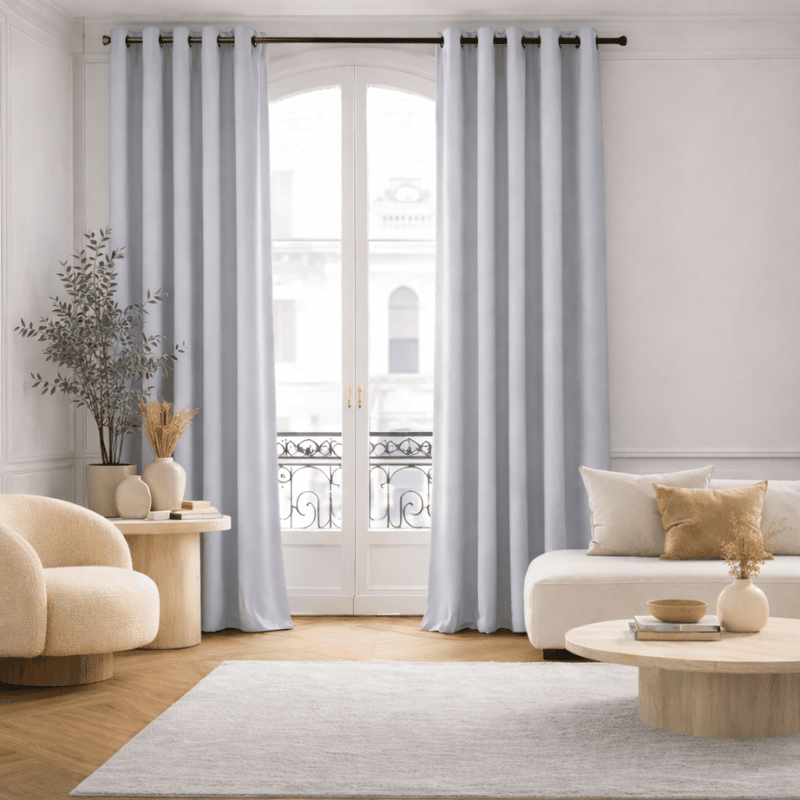 Rideau thermique bleu nuit