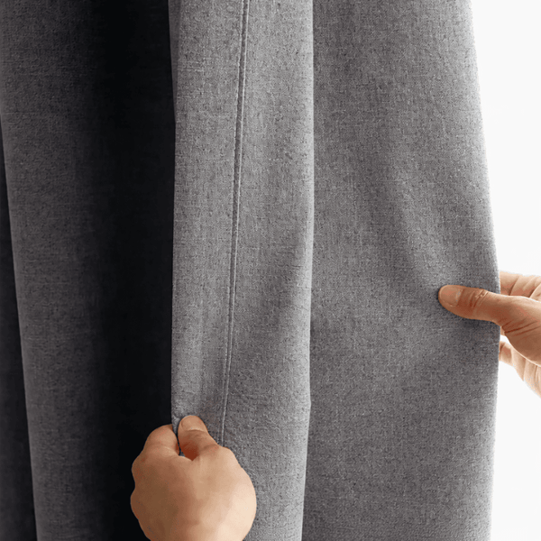 Rideau occultant en lin